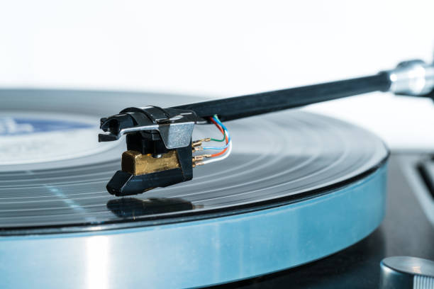 istock High quality vinyl record deck and tone arm 879454600