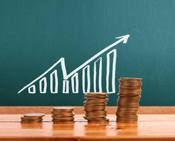 istock graph coins stock finance  business concept 879471020