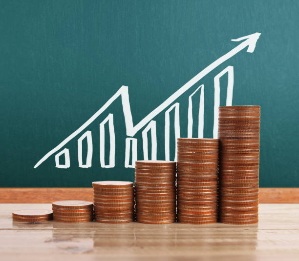 istock graph coins stock finance  business concept 879471038