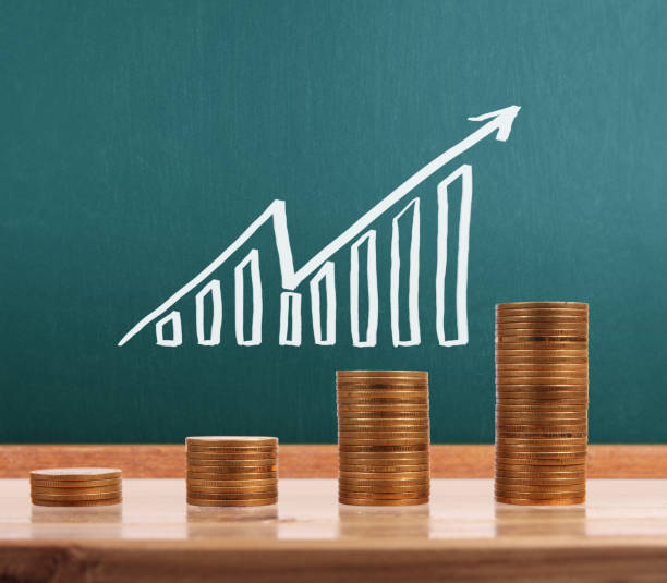 istock graph coins stock finance  business concept 879471050