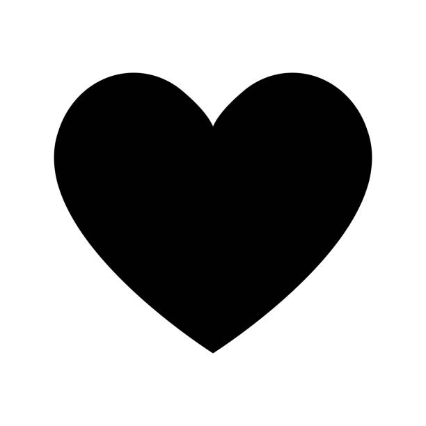 ilustraciones, imágenes clip art, dibujos animados e iconos de stock de color negro de forma de corazón - black backgound