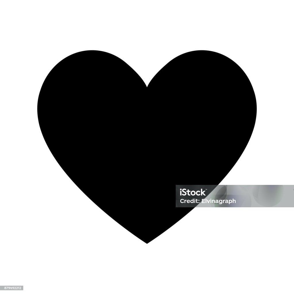Hình Trái Tim Màu Đen Hình minh họa Sẵn có - Tải xuống Hình ảnh ...
