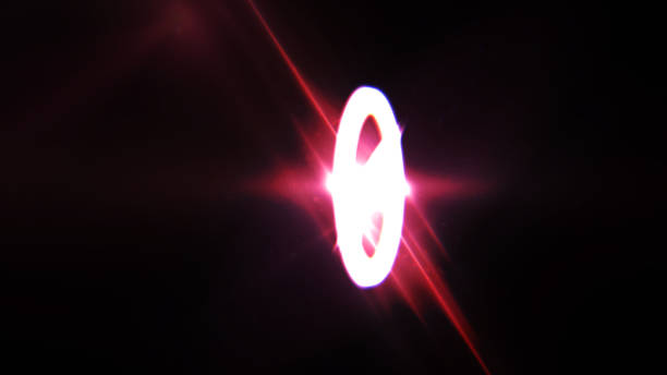 istock Digital lens Flare , Light transition, lens flare, light leaks  , Abstract overlays background. 879496990