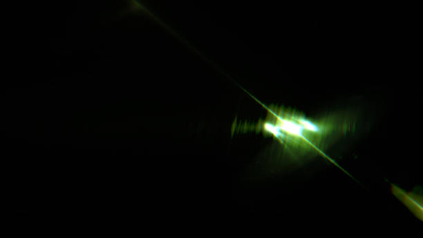 istock Digital lens Flare , Light transition, lens flare, light leaks  , Abstract overlays background. 879496998