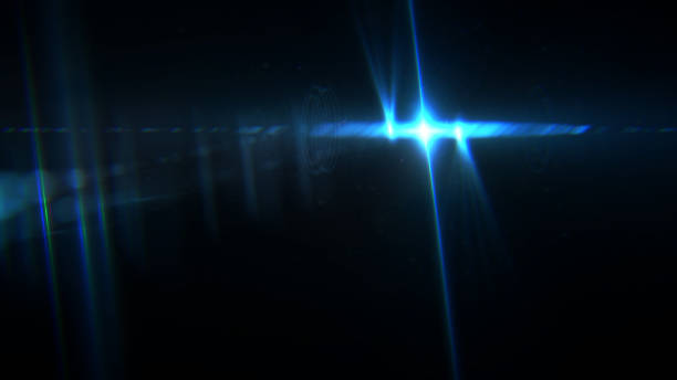 istock Digital lens Flare , Light transition, lens flare, light leaks  , Abstract overlays background. 879497236