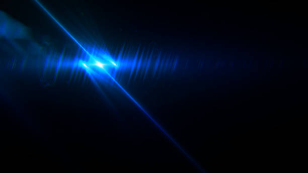 istock Digital lens Flare , Light transition, lens flare, light leaks  , Abstract overlays background. 879497406