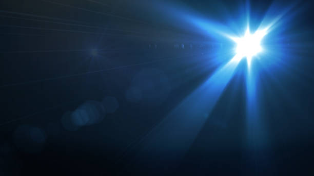 istock Digital lens Flare , Light transition, lens flare, light leaks  , Abstract overlays background. 879497500