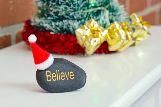 Believe in Santa stock photo