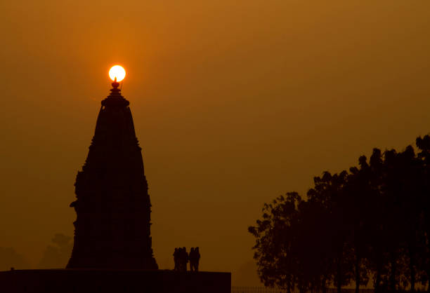 Khajuraho Eastern Group of Temples, Madhya Pradesh, India stock photo