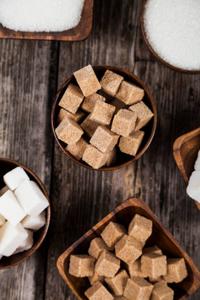 istock Six bowls of sugar 879554554