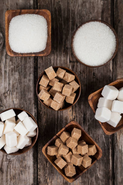 istock Six bowls of sugar 879557224