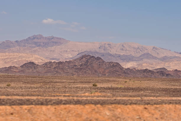 istock Desert view on the roadside of Jordan 879565486