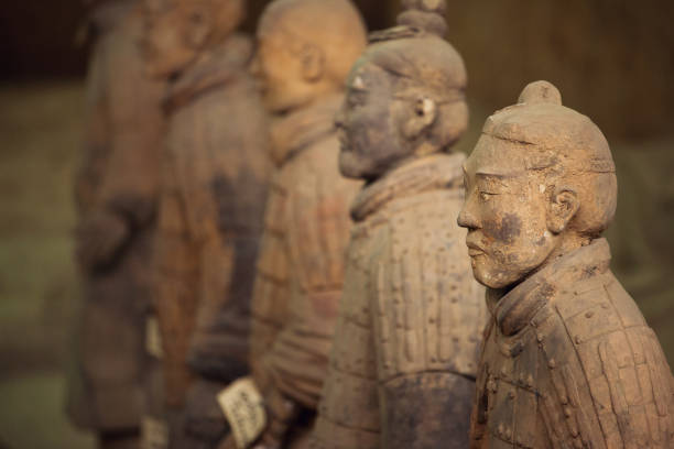 istock Terracotta Warriors row close up 879567688