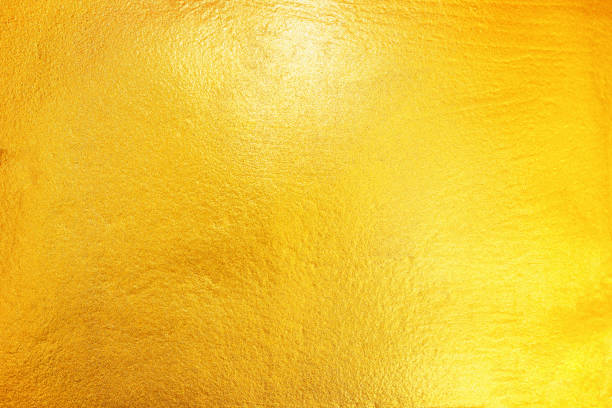 gold painted on cement and concrete texture for pattern and background