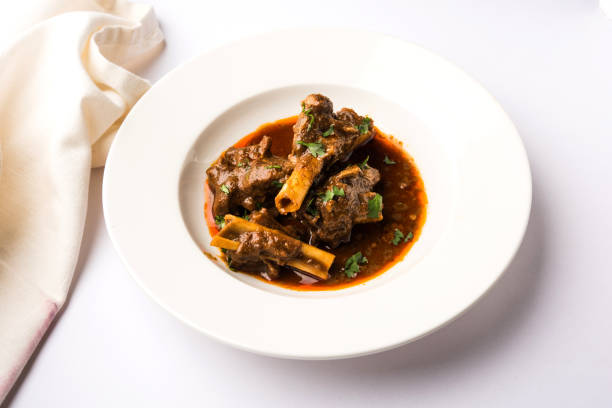 istock Mutton Curry or Or Masala Gosht or indian lamb rogan josh 879579326