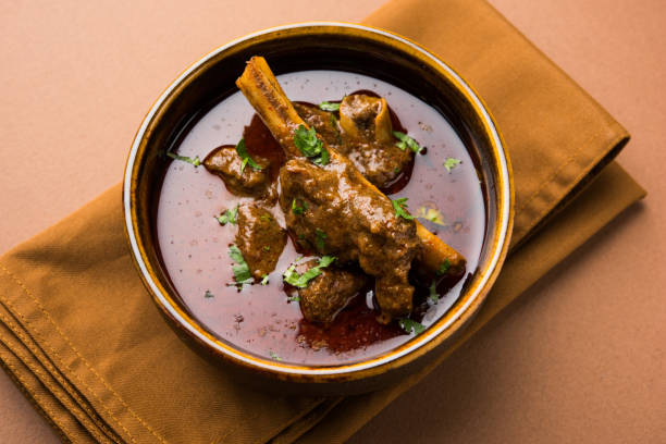 istock Mutton Curry or Or Masala Gosht or indian lamb rogan josh 879602942