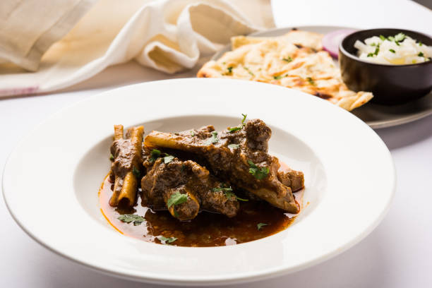 istock Mutton Curry or Or Masala Gosht or indian lamb rogan josh 879619528