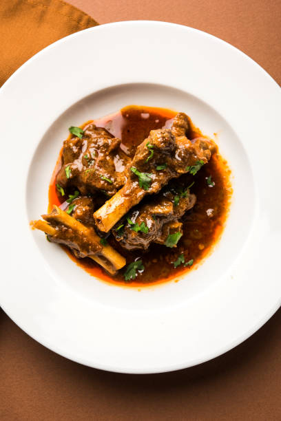 istock Mutton Curry or Or Masala Gosht or indian lamb rogan josh 879621058
