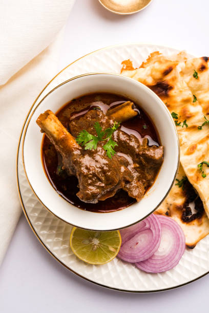 istock Mutton Curry or Or Masala Gosht or indian lamb rogan josh 879631562