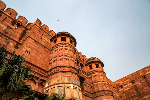 istock Red Fort situated in Agra, India 879645528