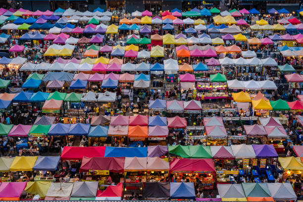 istock Ratchada night market at bangkok 879660166