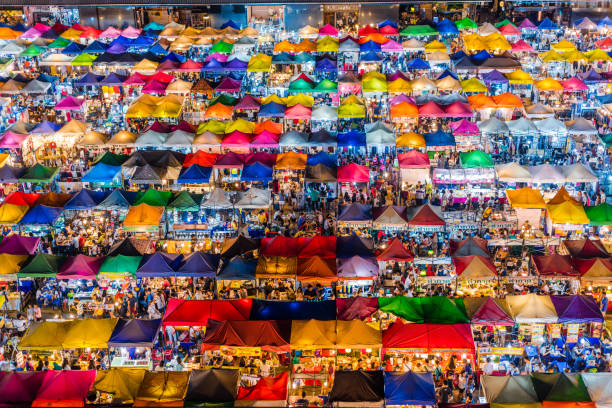 istock Ratchada night market at bangkok 879660274