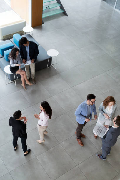 istock Group of business people collaborating and working on project 879662152