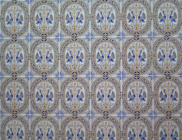 istock Front wall tiles in Andalusian Village 879696606