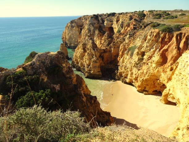 istock Algarve at Lagos Portugal 879720104