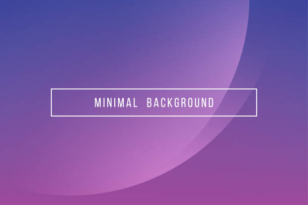 простой фиолетовый минимальный современный элегантный абстрактный вектор фон - abstract swirl curve ethereal stock illustrations