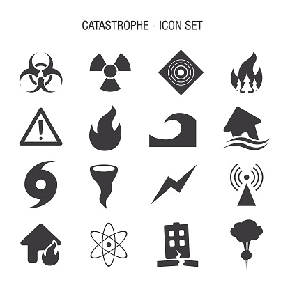 Vector of Catastrophe Icon Set