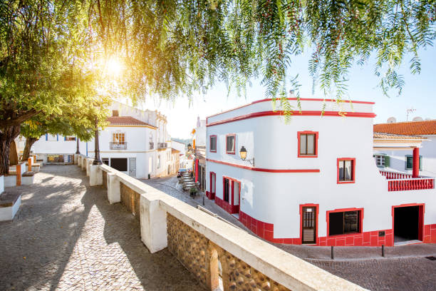 Alte village on the south of Portugal Typical village with white houses during the sunrise on the south of Portugal alte algarve stock pictures, royalty-free photos & images