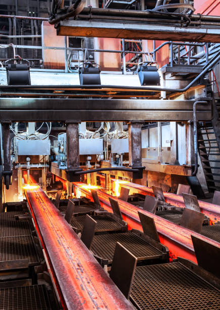 istock Steel is increasingly being produced in integrated steelworks 879751114
