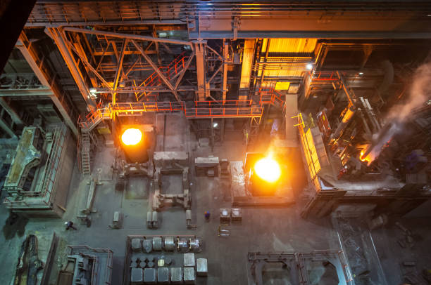 istock Steel is increasingly being produced in integrated steelworks 879751188