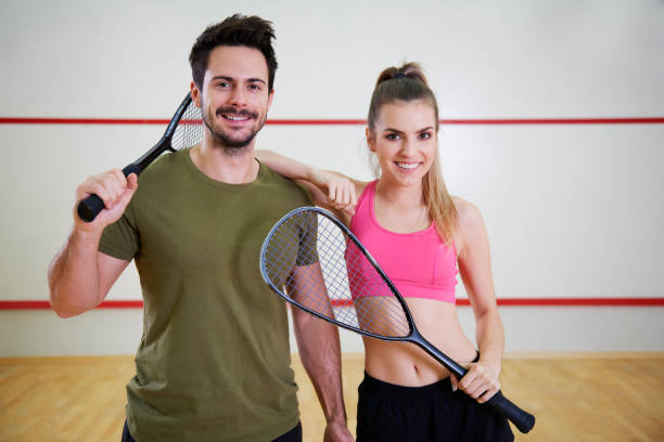 istock Shot of two squash players 879751734