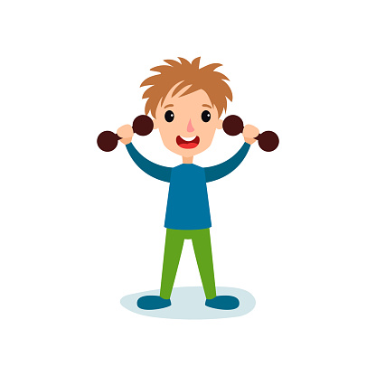Ilustración de Sonriente Personaje Boy Hacer Ejercicio Con Pesas Niños Vectores De Dibujos Animados De Actividad Física Ilustración y más Vectores Libres de Derechos de Alemania - iStock Ilustración de Sonriente Personaje Boy Hacer Ejercicio Con Pesas Niños Vectores De Dibujos Animados De Actividad Física Ilustración y más Vectores Libres de Derechos de Alemania - iStock