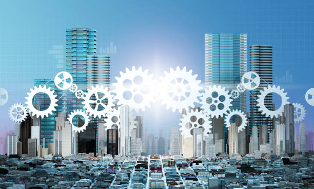 istock merger and acquisition business concepts, join cogwheel pieces 879765838