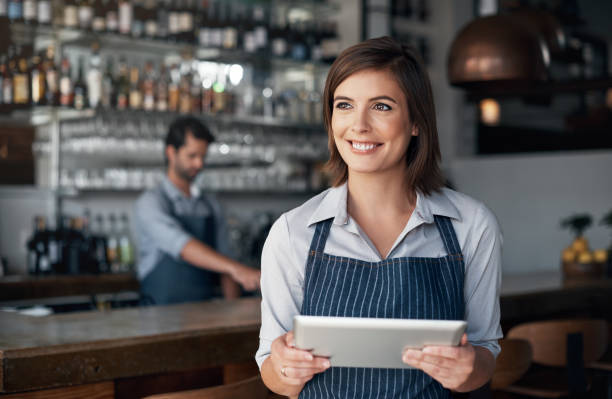 istock She's full of innovative ideas for coffee shop 879769452