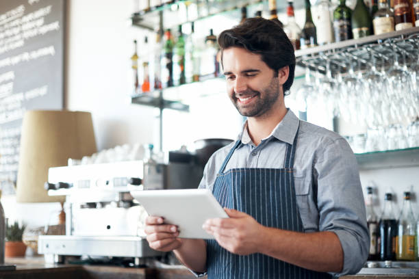 istock He's impressed with today's business 879769492