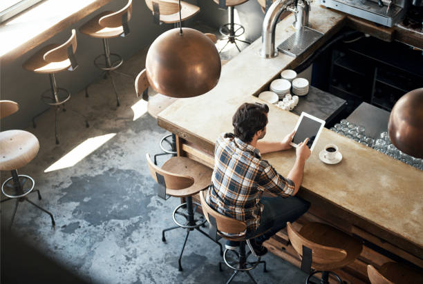 istock He comes for the free wifi 879769540
