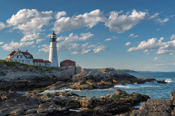 istock Portland Lighthouse in Cape Elizabeth, Maine 879773328