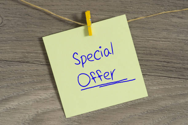 istock A message with the word special offer 879783600