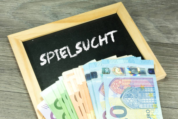 istock Gambling addiction and euro money 879801676