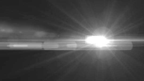 istock Digital lens Flare Light transition, lens flare, light leaks  ,Abstract overlays background. 879805452