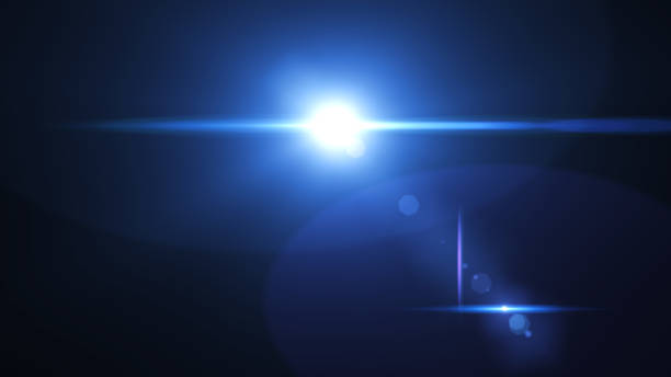 istock Digital lens Flare Light transition, lens flare, light leaks  ,Abstract overlays background. 879837614