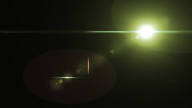 istock Digital lens Flare Light transition, lens flare, light leaks  ,Abstract overlays background. 879838154