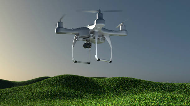 istock Drone is flying in the sky 879848674