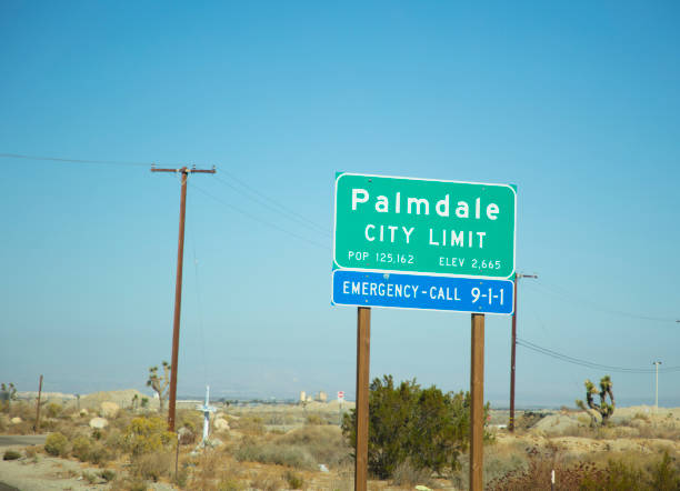 istock Palmdale California - Road sign 879879562