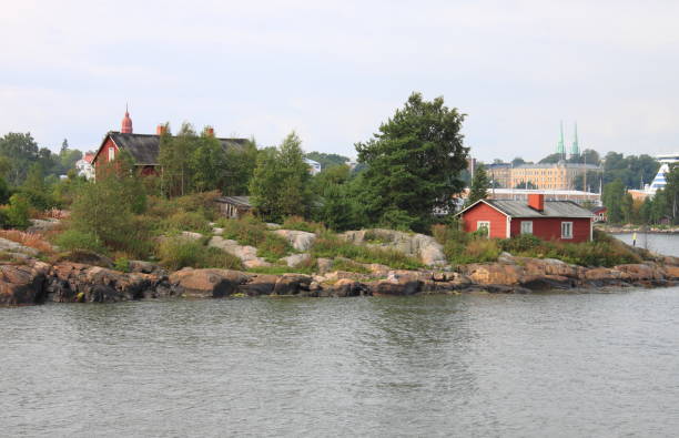 istock Rocky island in the Helsinki bay 879892372