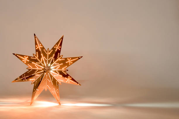 istock A lamp in the shape of a star. 879897092